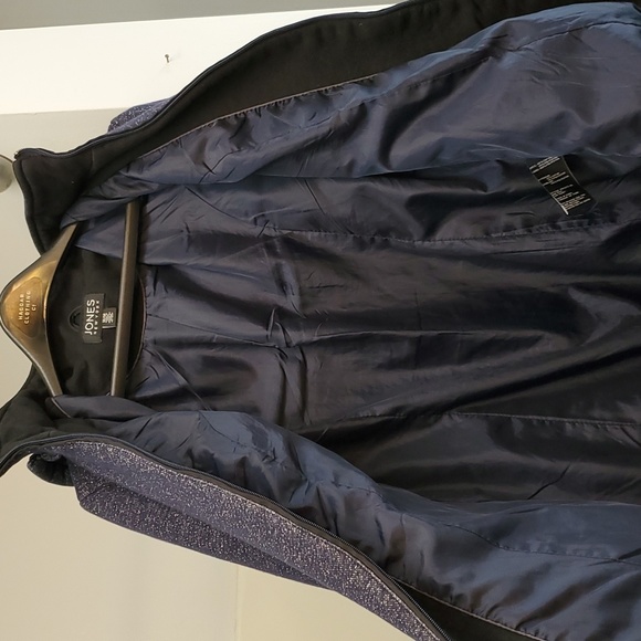 Jones New York Navy Pea Coat Medium - Picture 3 of 9